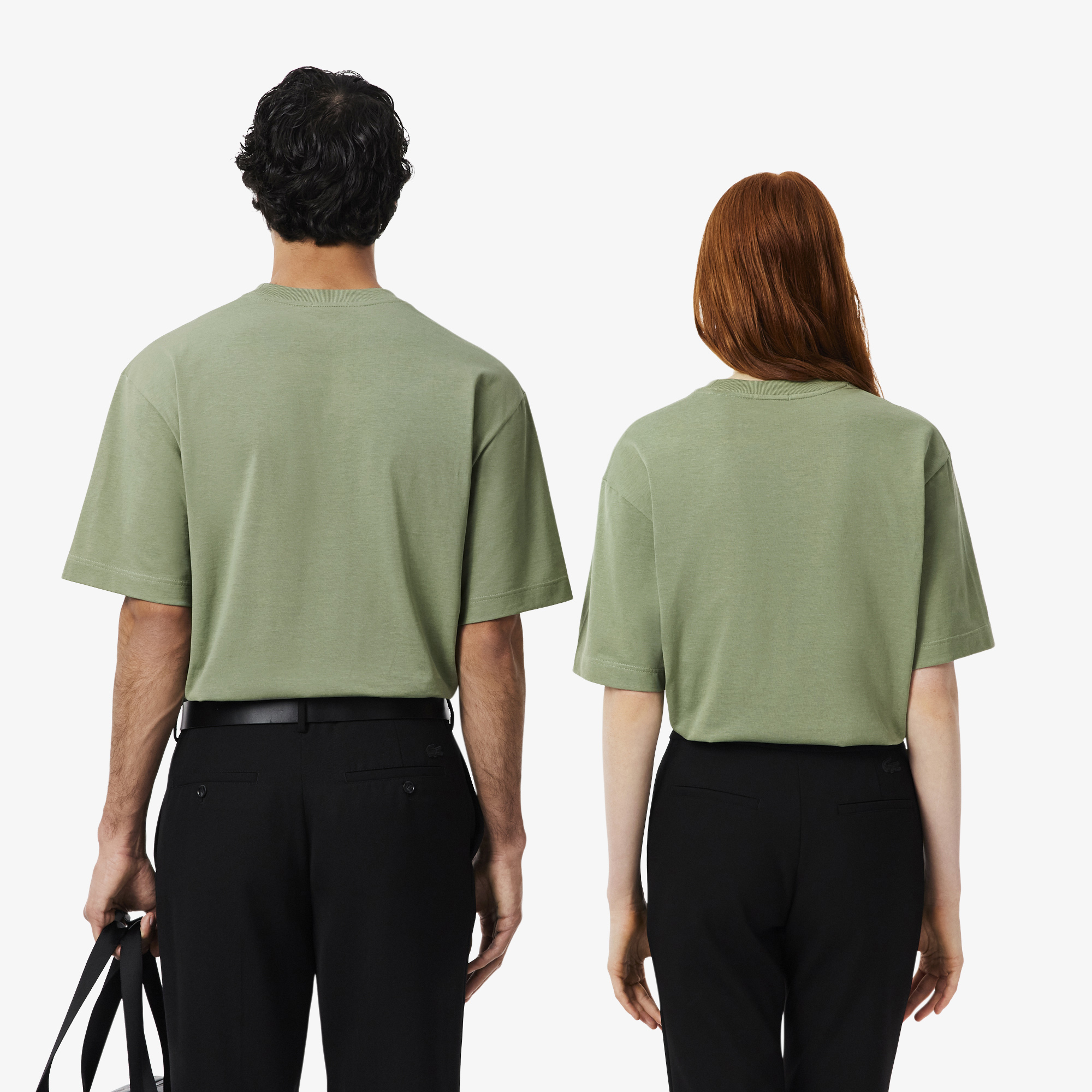 T-shirt unisexe Lacoste seconde main photo 3