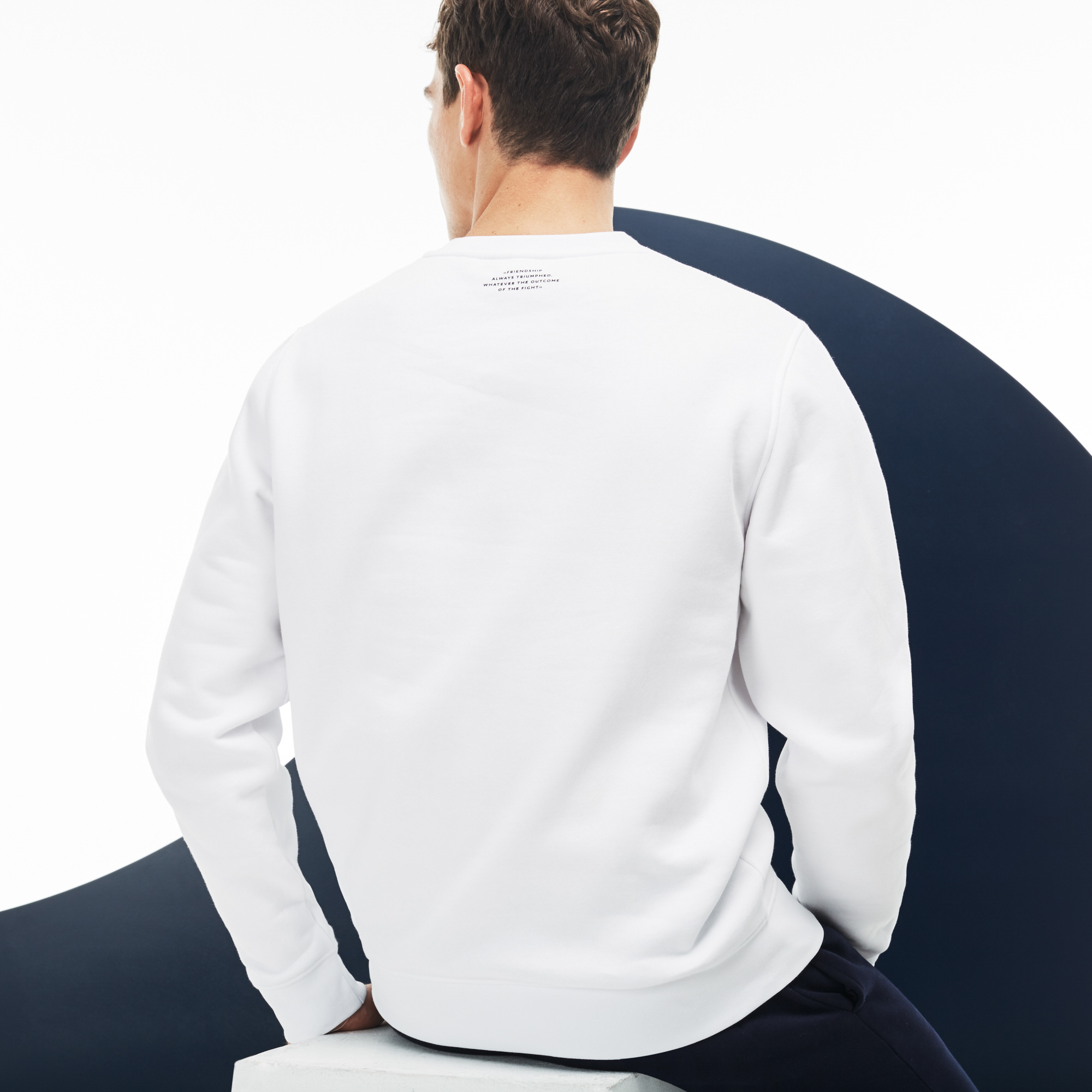 Sweatshirt homme Lacoste seconde main photo 3