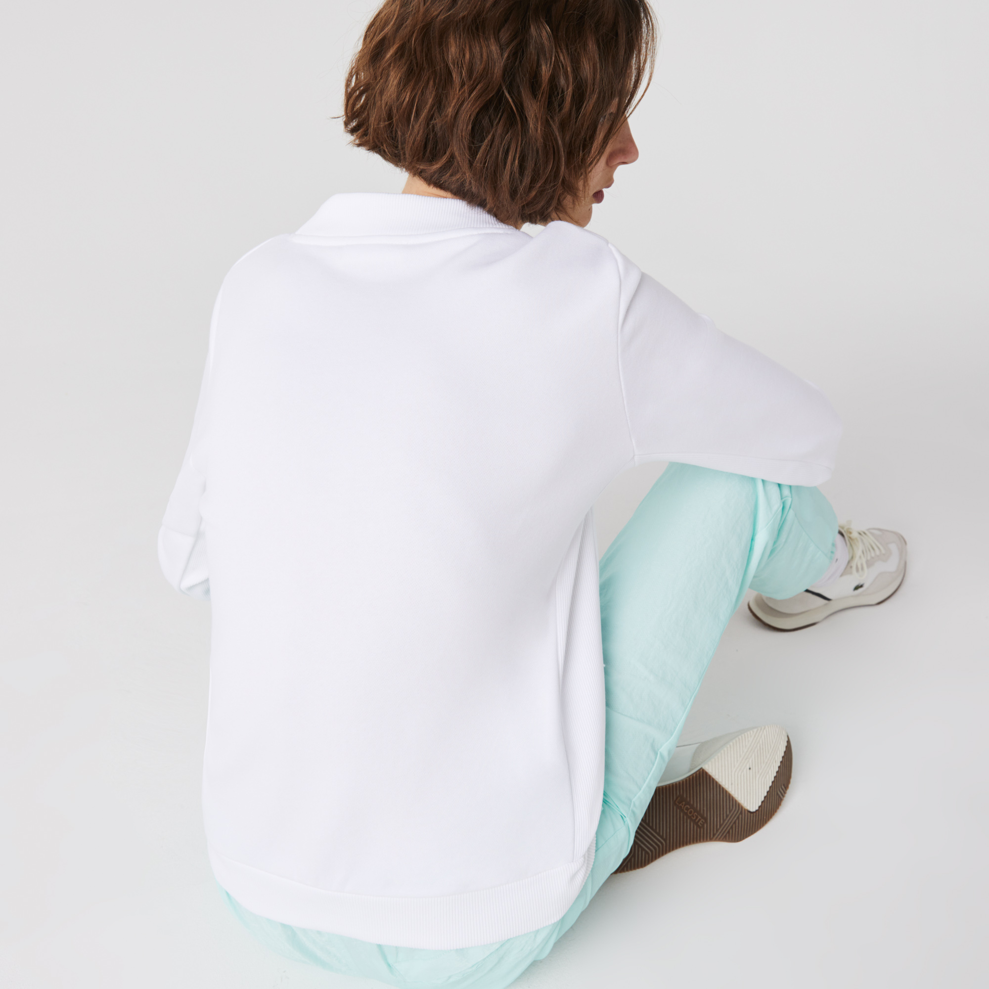 Sweatshirt femme Lacoste seconde main photo 3