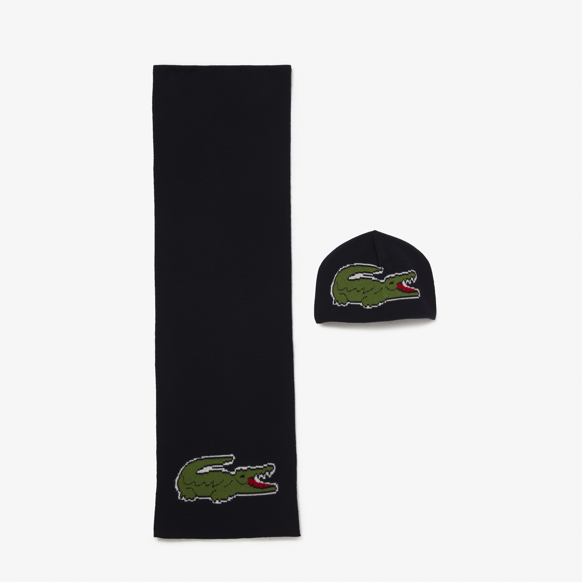 Coffret bonnet écharpe unisexe Lacoste seconde main photo 1