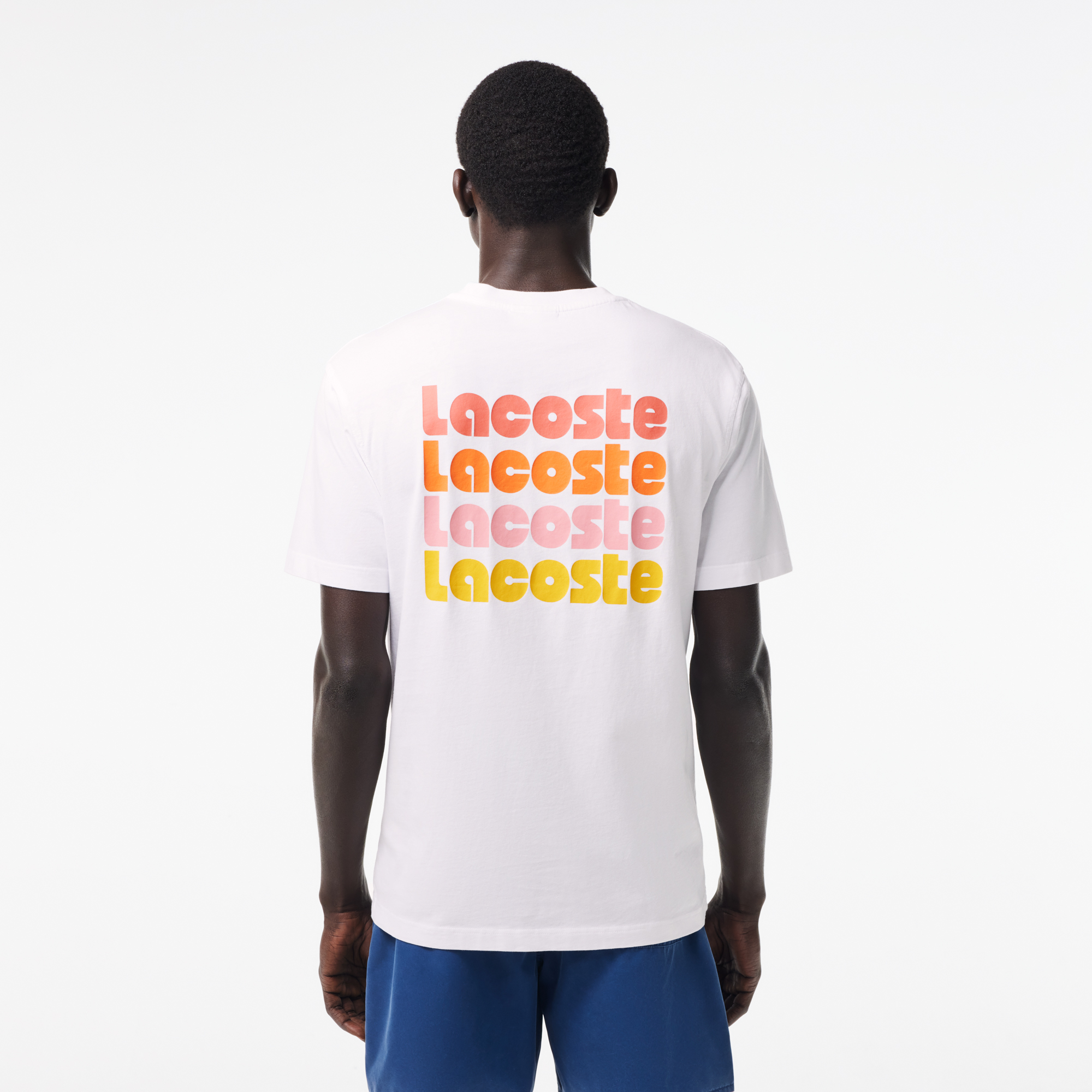 T-shirt homme Lacoste seconde main photo 4