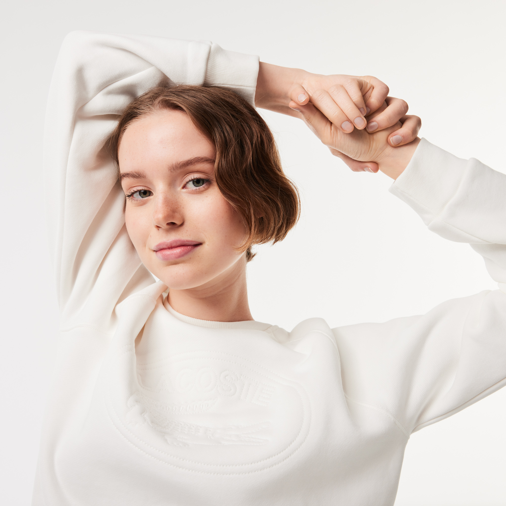 Sweatshirt femme Lacoste seconde main photo 3