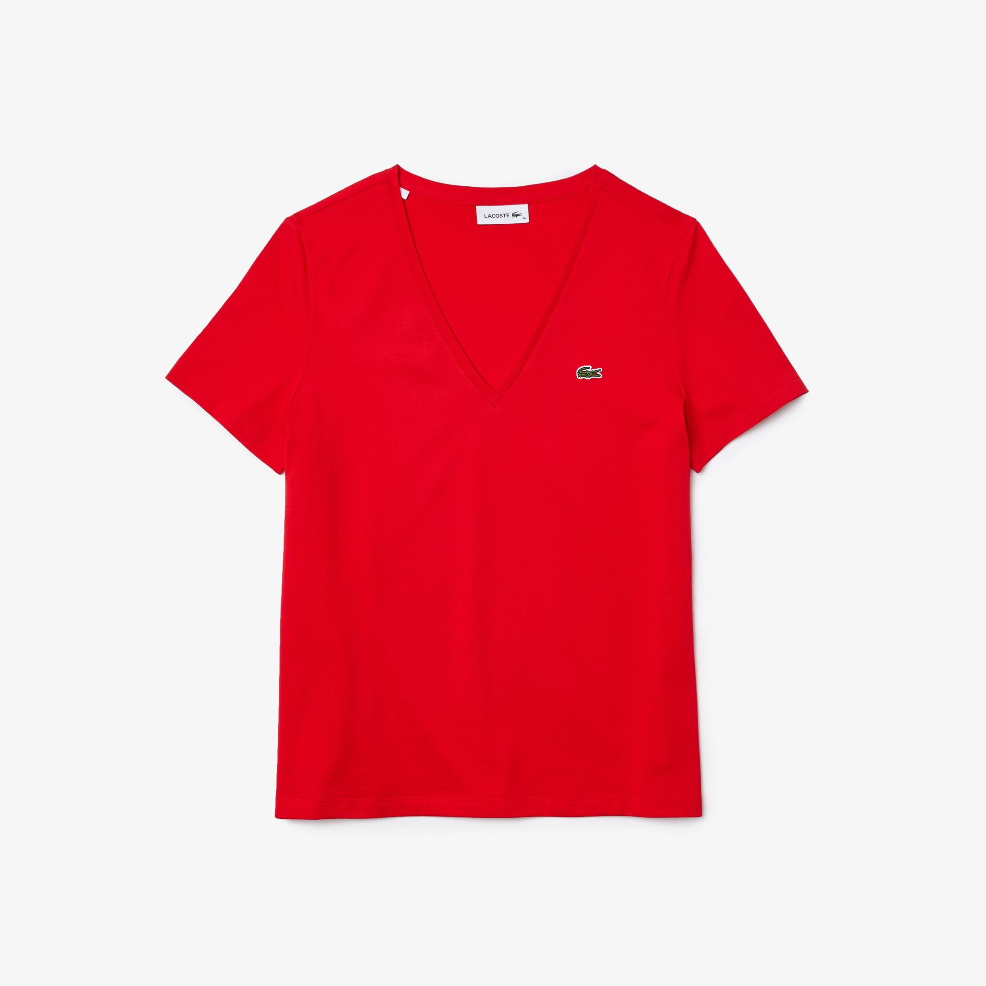 T-shirt femme Lacoste seconde main photo 1