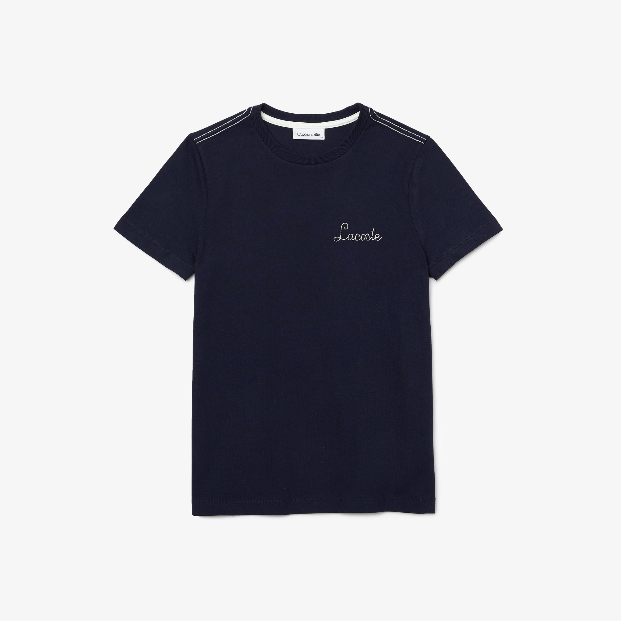 T-shirt femme Lacoste seconde main photo 1
