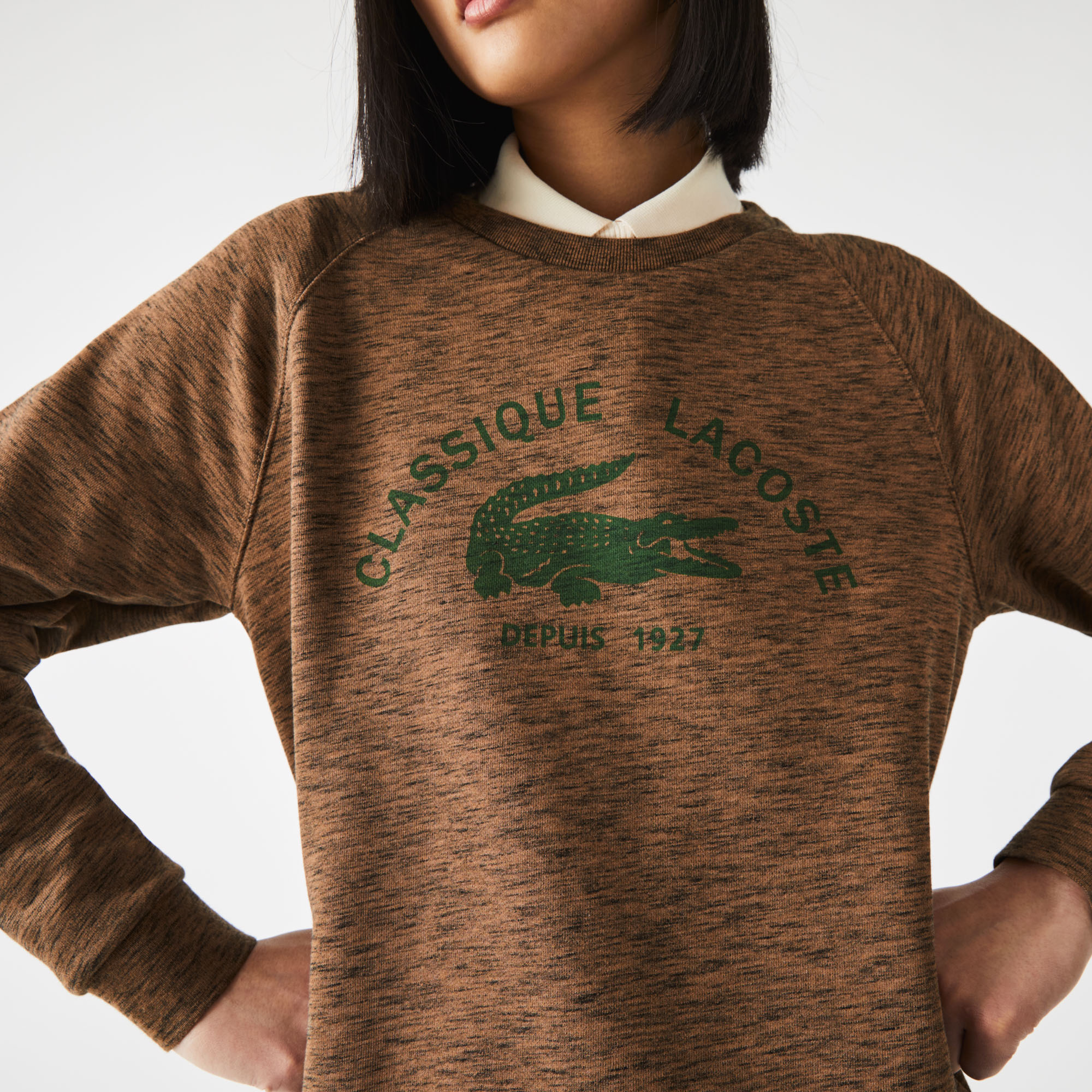 Sweatshirt femme Lacoste seconde main photo 2