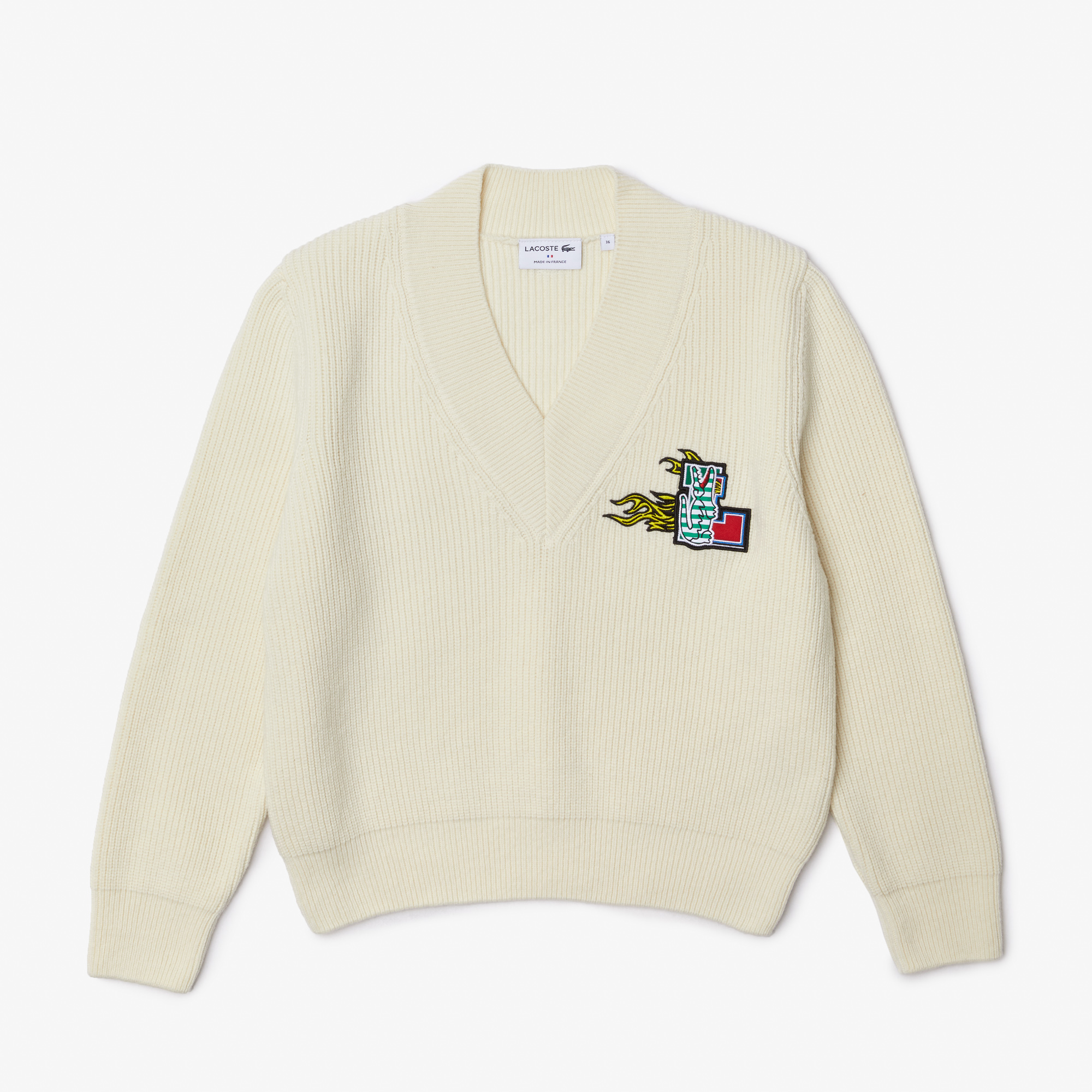 Pull femme Lacoste seconde main photo 1