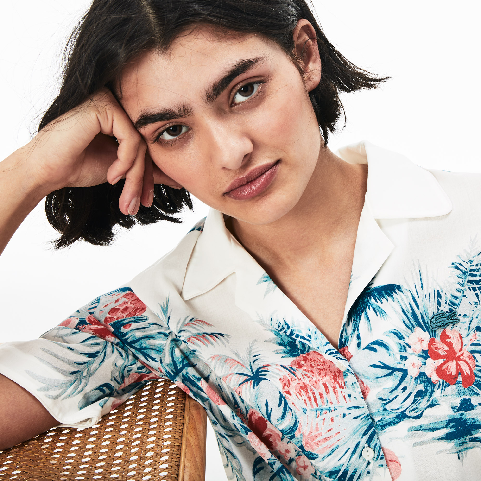 Chemise femme Lacoste seconde main photo 2