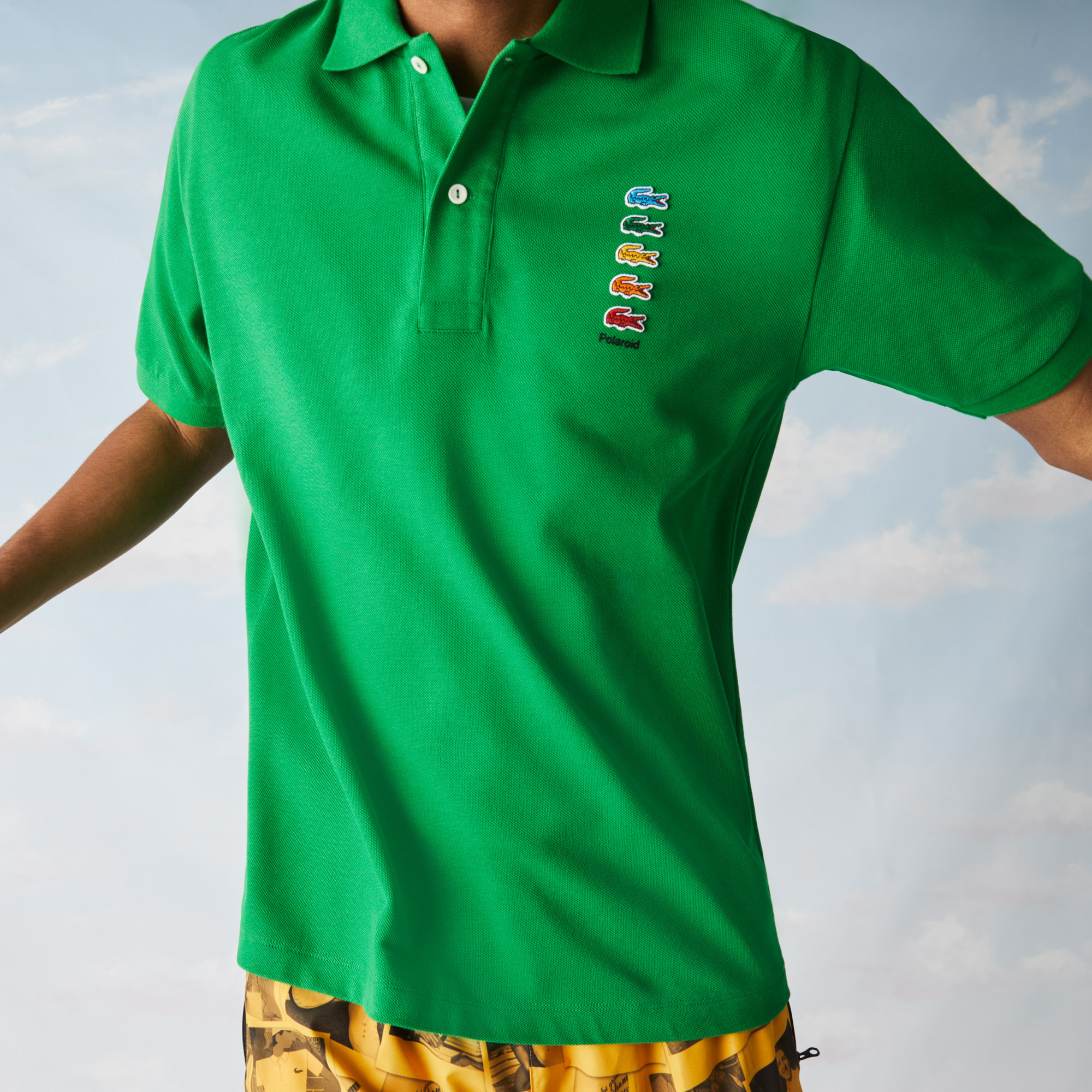 Polo Lacoste x Polaroid homme Lacoste seconde main photo 3