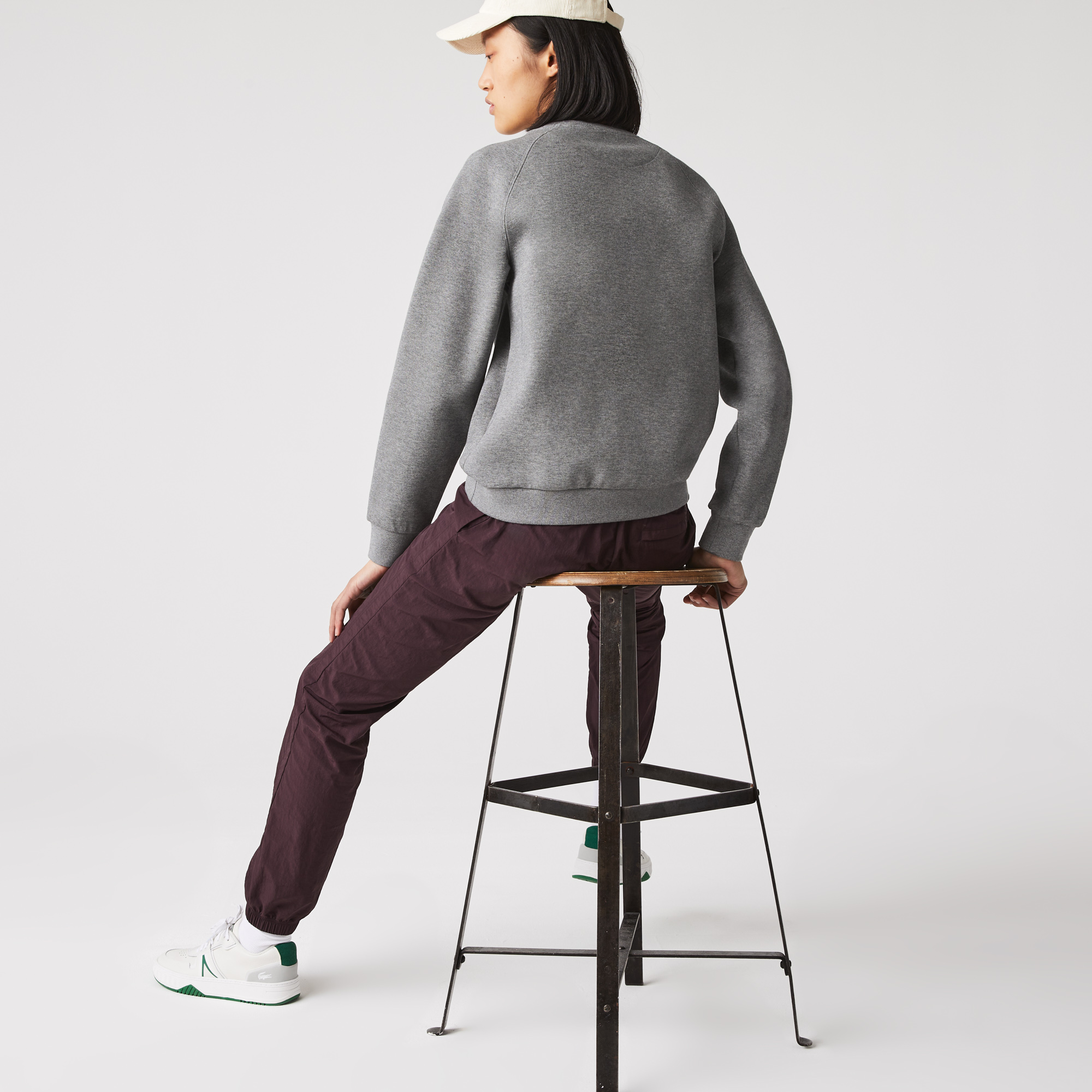 Sweatshirt femme Lacoste seconde main photo 4