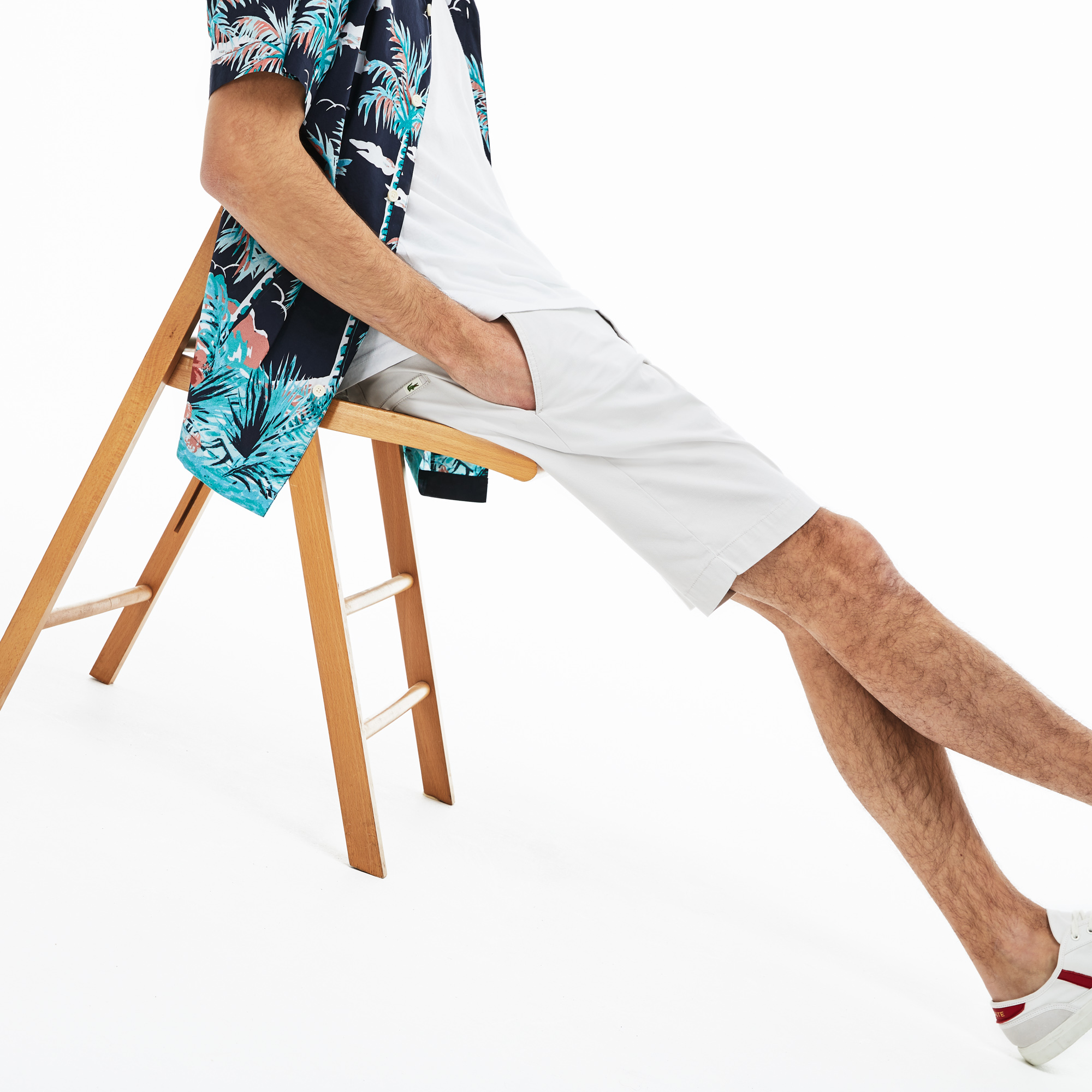 Bermuda homme Lacoste seconde main photo 3
