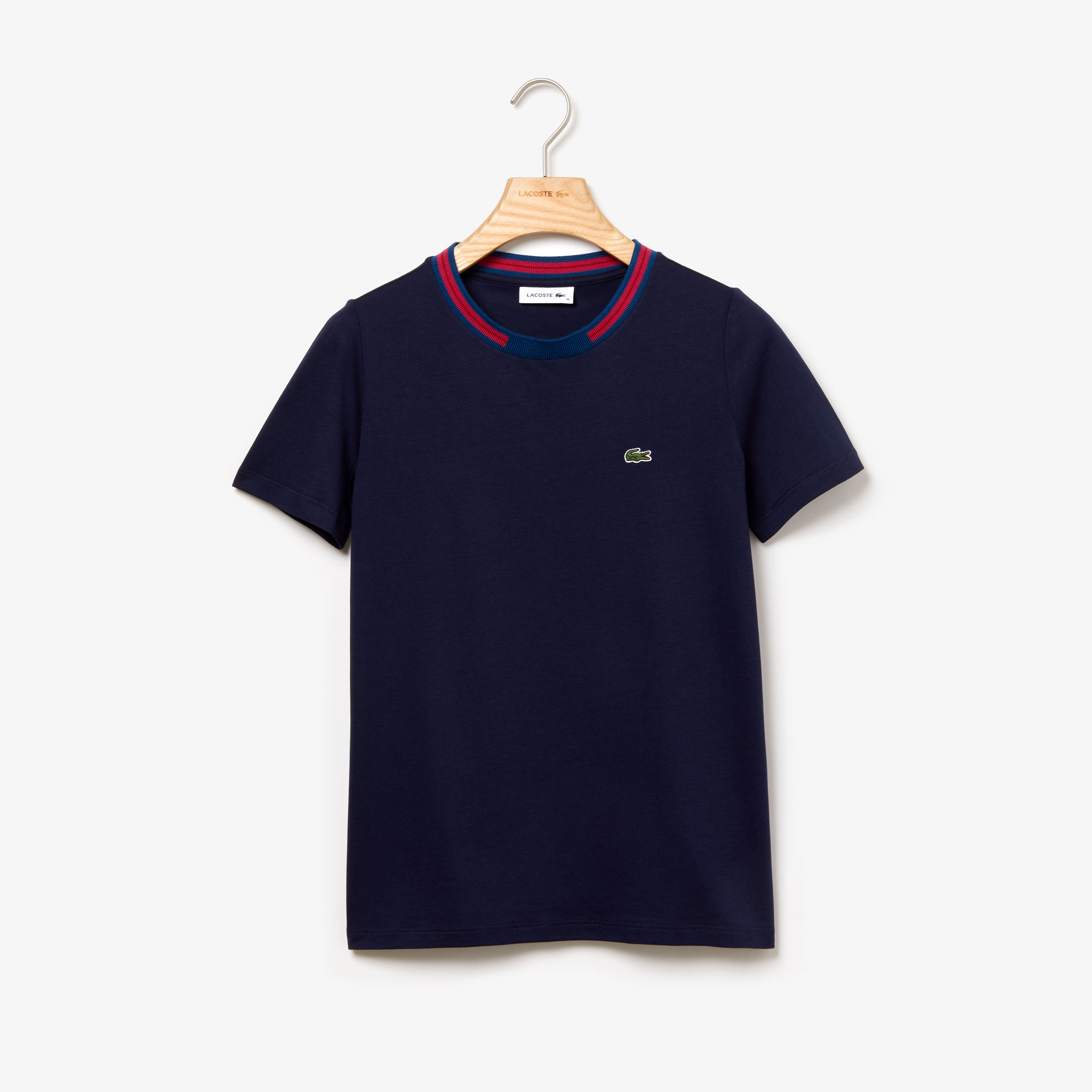 T-shirt femme Lacoste seconde main photo 1